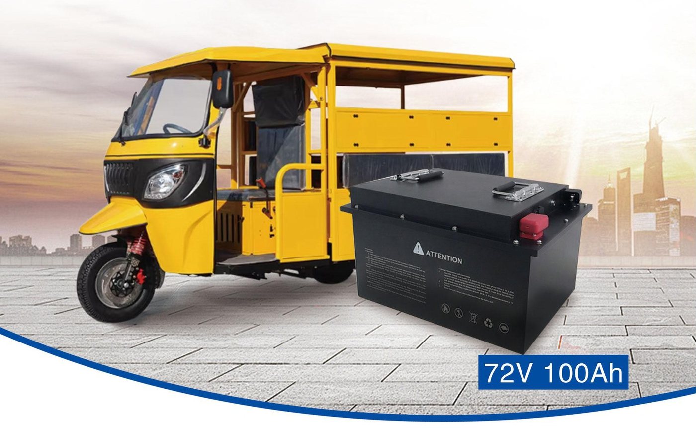 72 V lithium battery range
