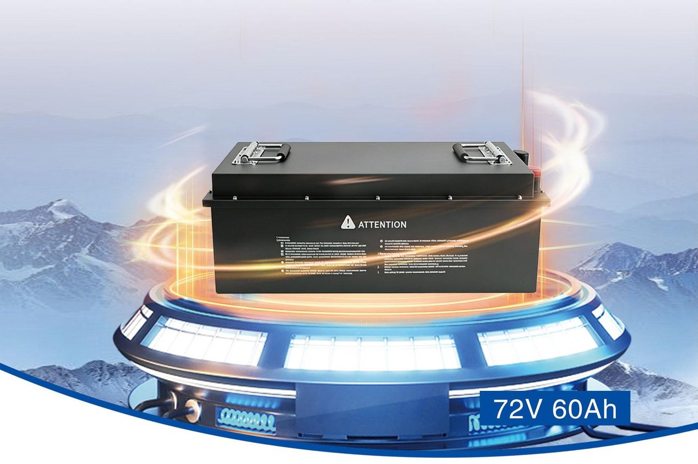 72V 60Ah lithium-ion battery pack for electric vehicles